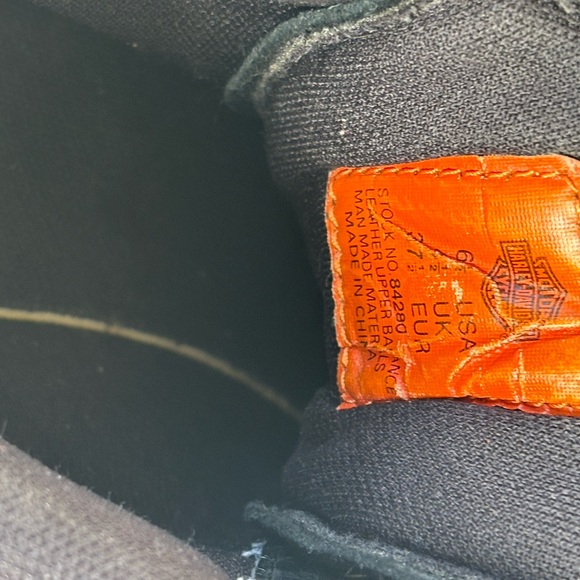 Harley Davidson Tyler 84280 Women's Motorcycle Boots Size 6 Black Lace Up. - Picture 4 of 6